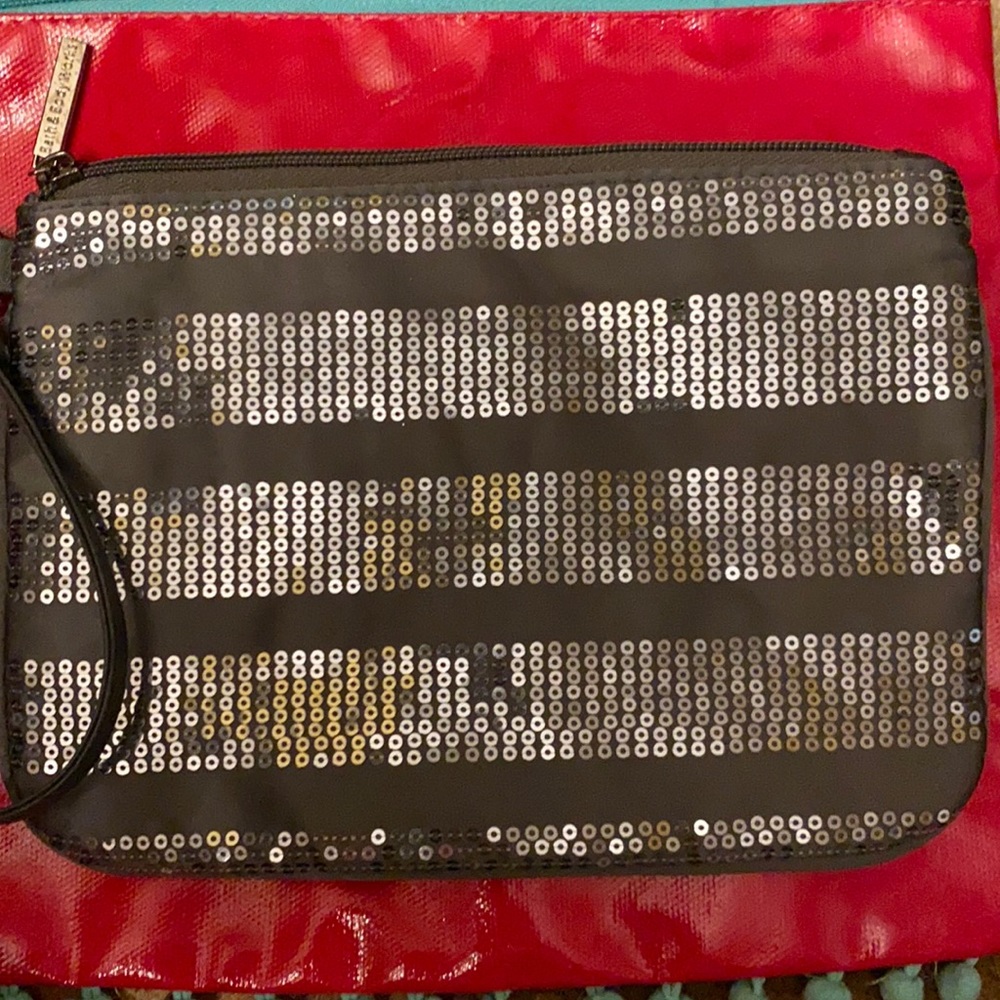 Bath and body work sequin wristlet